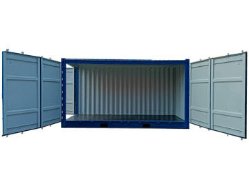 Container 20' Open side per fusti