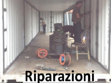 container usati riparazioni officina